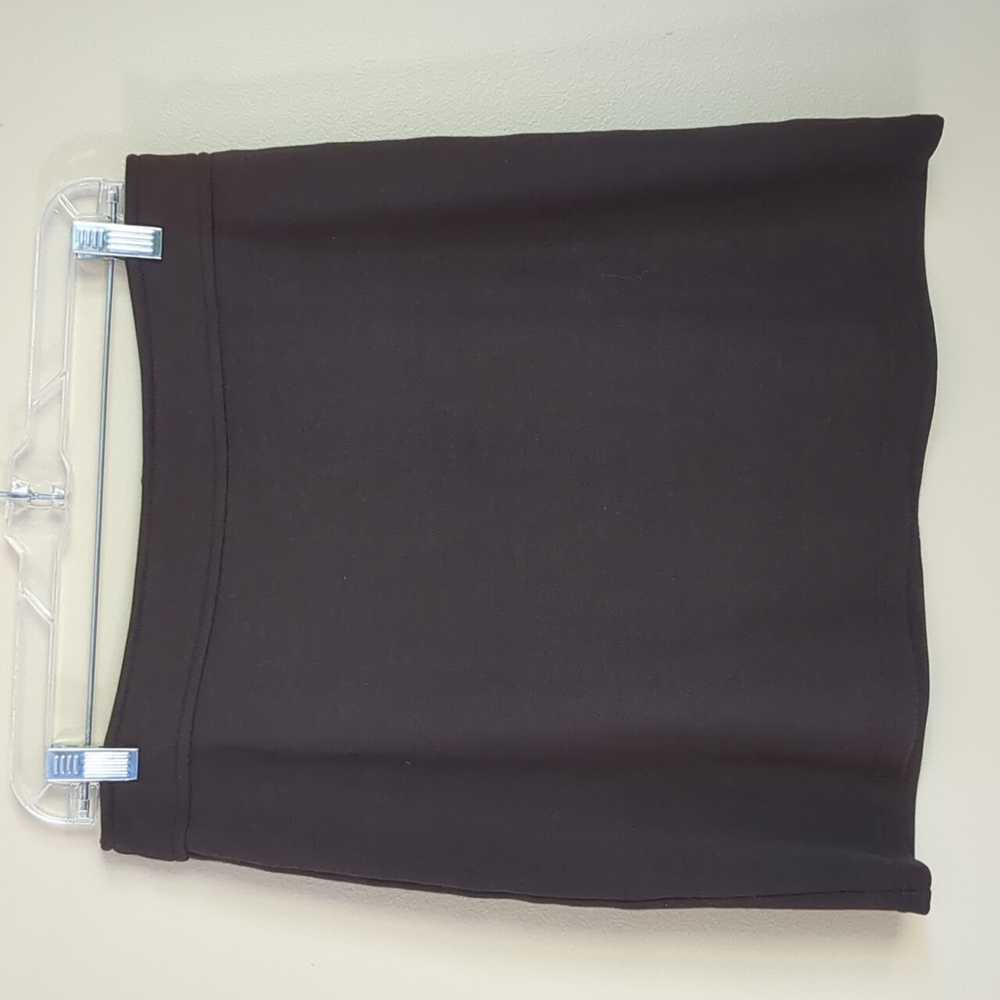Brown Size Medium Old Navy Skirt Solid Color Casual Basic Stretchy Comfy
